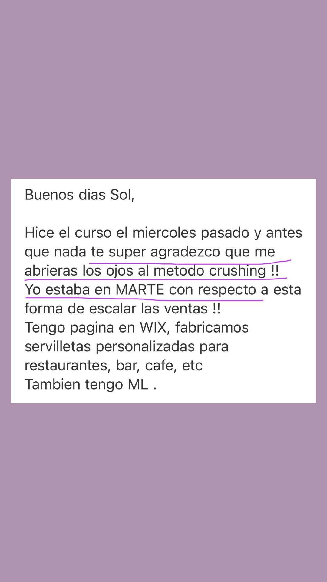 Comentario de alumna 3