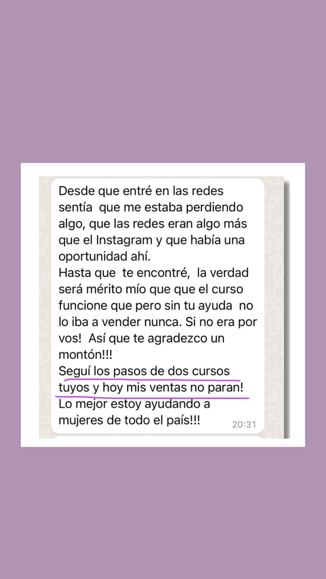 Comentario de alumna 6
